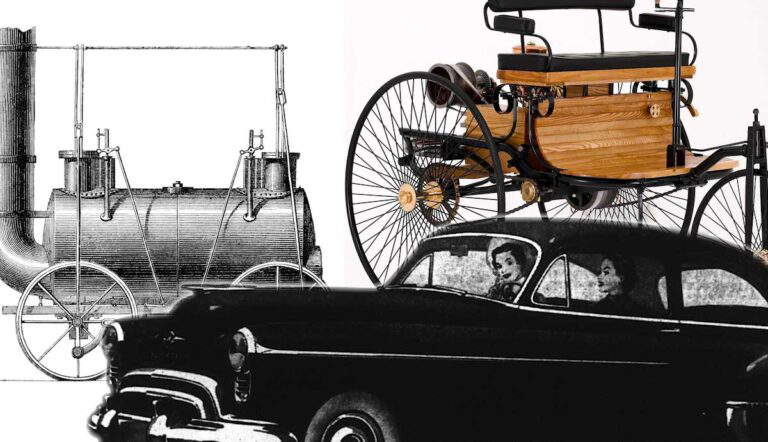 history automobile steam electric